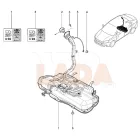 Lada Vesta zárható tanksapka orosz