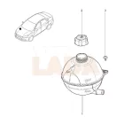 Lada Vesta kiegyenlítő tartály eltolt csonkok  Avtovaz