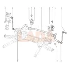 Lada Vesta első stabilizátorrúd gumi szilent