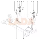 Lada Vesta hátsó lengéscsillapító felső tartó BRT