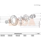 Lada Kalina - Granta differenciálmű bolygómű fogaskerék garnitúra
