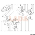 Lada Vesta első ajtó ajtónyitás határoló Avtovaz