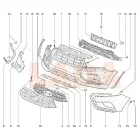 Lada Vesta Cross első lökhárító betét bal oldali Avtovaz