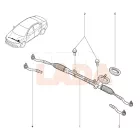 Lada Vesta kormányösszekötő szélső gömbfej bal oldali orosz
