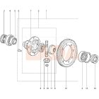 Kalina - Granta - Vesta első differenciálmű féltengely szimering bal oldali BRT