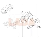 Lada vesta kuplung és fékpedál gumi
