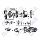 Trabant 601 komplett sárga irányjelző