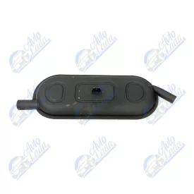   Barkas B1000 intermediate exhaust muffler, exhaust drum, silencer