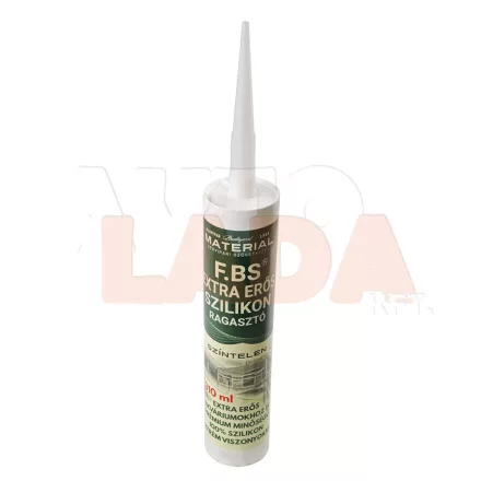 Extra erős szilikon ragasztó kartusos 310 ml FBS
