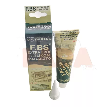 Extraerős szilikon ragasztó 70 ml dobozban kinyomófejjel FBS