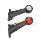 Utánfutó - trailler Ledes szélességjelző 12 - 24 V ferde nagy