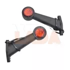 Utánfutó - trailler Ledes szélességjelző 12 - 24 V ferde nagy