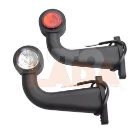   Utánfutó - trailler Ledes szélességjelző 12 - 24 V íves nagy