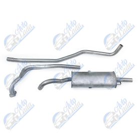   Lada kipufogórendszer 50 mm-es SPORT dob nélküli középpel műbizonylatos szürke hátsó dobbal