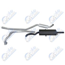   Lada kipufogórendszer 60 mm-es SPORT 1 dobos középpel fekete hátsó dobbal