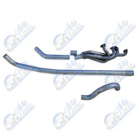   Lada kipufogórendszer 60 mm-es SPORT VFTS dob nélküli kasztni vágós rövid hattyúnyakkal 4-1 leömlő