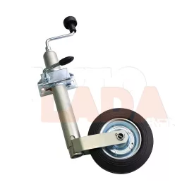   Utánfutó mankókerék orrkerék tekerősláb d 48 mm 750 mm bilinccsel