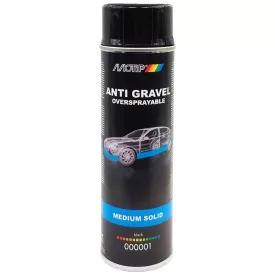   Alvázvédő spray fekete színű festhető kavicsfelverődés ellen Motip 500 ml