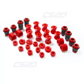   2121 Niva poliuretán szilent garnitúra teljes autóra piros CS20