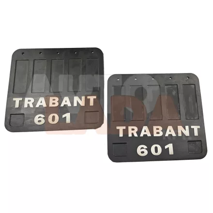 Trabant 601 hátsó sárfogógumi fekete párban - Trabant 601 feliratos