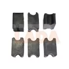 Univerzális hátsó rugóerősítő garnitúra 6 darabos egyenes