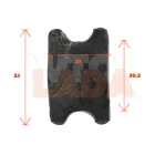 Univerzális hátsó rugóerősítő garnitúra 6 darabos egyenes