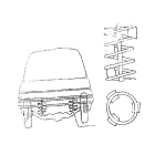 Univerzális hátsó rugóerősítő garnitúra 6 darabos egyenes