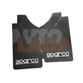   Univerzális méretrevágható sárfogó merev fekete Sparco garnitúra