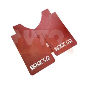   Univerzális méretrevágható sárfogó merev piros Sparco garnitúra