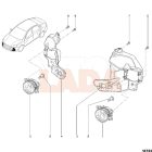 Lada Vesta - Lada Granta FL első ködlámpa utángyártott