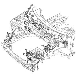 Kapcsolók, kábelkötegek, elektromos vezérlőegységek stb.
