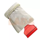 Műanyag jégkaparó lehúzógumival és bélelt börkesztyűvel több színben