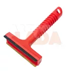 Műanyag jégkaparó rézpengével és lehúzógumival  10x18 cm