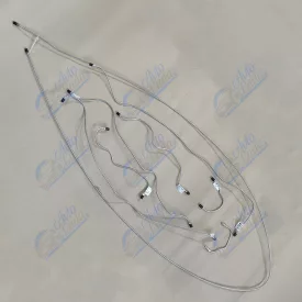   2101 Lada fém fékcső szett nem szervós 10x1.25 kúpos gyárival azonos