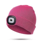 Sapka Pink- usb-s ujratölthető led lámpával