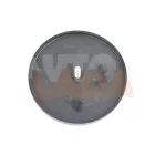 Kerek sárga fényvisszaverő prizma csavaros felfogatású