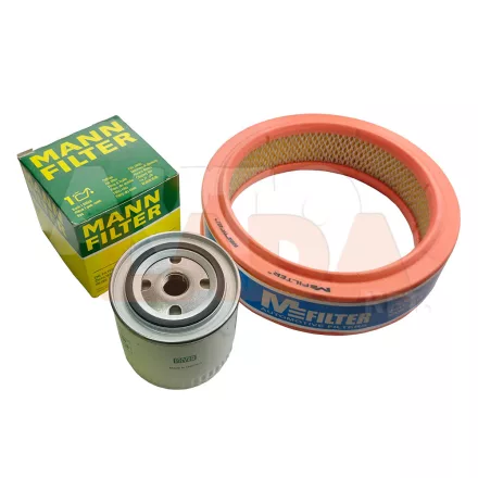 Vezérműláncos Lada szűrő csomag - Mfilter levegő- és MANN-Filter olajszűrő