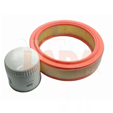 Vezérműláncos Lada szűrő csomag - extra homokszűrős levegő- és MANN-Filter olajszűrő