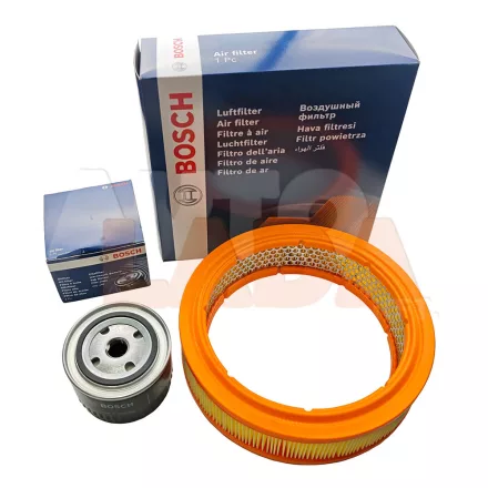 Vezérműszíjas 2105 Lada szűrő csomag - Bosch levegő- és Bosch duplaszelepes olajszűrő