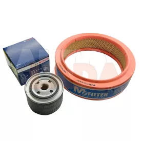   Vezérműszíjas 2105 Lada szűrő csomag - Mfilter levegő- és Bosch duplaszelepes olajszűrő