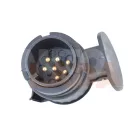 Utánfutó műanyag átalakító 13 pólusú aljzatról 7 pólusra aljzatra dugalj