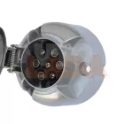 Utánfutó fém csatlakozó 7 pólusú aljzat dugalj