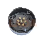 Utánfutó műanyag csatlakozó 7 pólusú aljzat dugalj