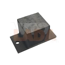 Utánfutó ütköző gumibak tehermentesítő lemez