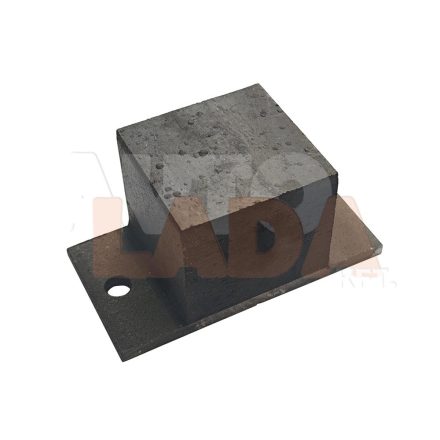 Utánfutó ütköző gumibak tehermentesítő lemez